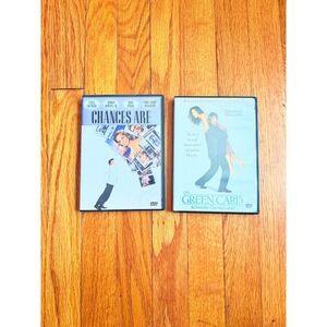 Chances Are Robert Downey Jr & Green Card Andie MacDowell DVD Lot Rom Com Movie